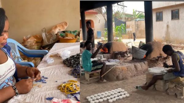 Inside Ghana’s thriving bead industry: How artisans in Amrahia turn recycled glass into cultural treasures