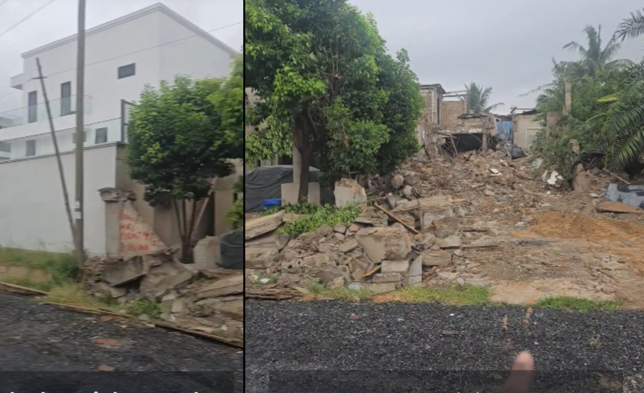 Outrage as Council of State member Maxwell Boakye allegedly demolishes neighbour’s house in East Legon