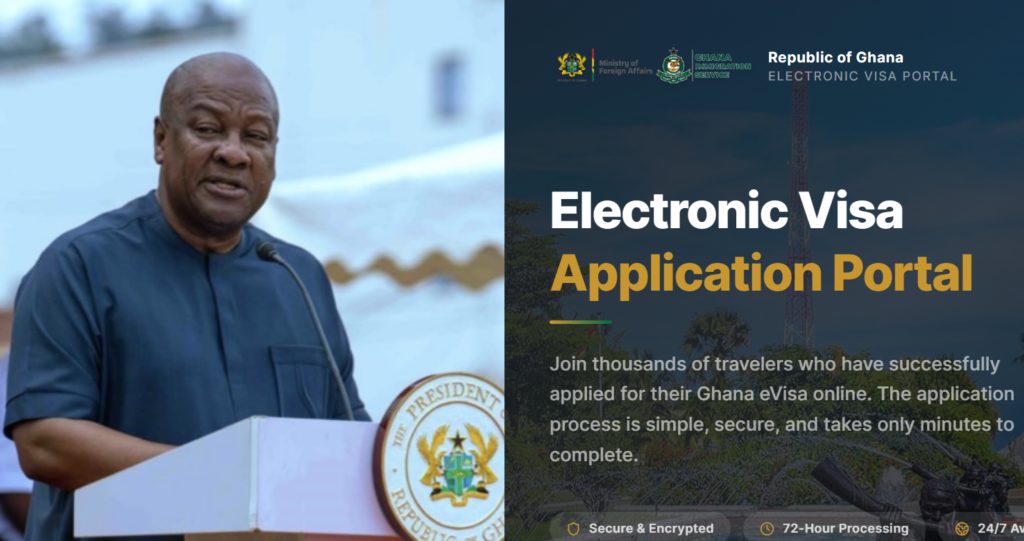 Ghana launches e-Visa portal today as Mahama scraps visa fees for African travellers