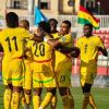 Ghana Black Stars celebrating