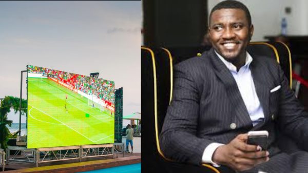 John Dumelo Launches Free World Cup Viewing Centres Across Ayawaso West Wuogon With Free Kenkey and Giant Screens