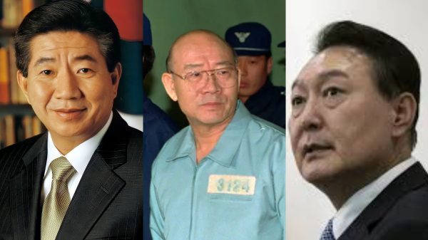 Former South Korean presidents who have faced prosecution after leaving office, illustrating South Korea's system of political accountability.