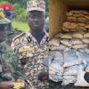NACOC officials during a drug destruction exercise in Accra as investigations continue into the Australia-bound meth shipment case.