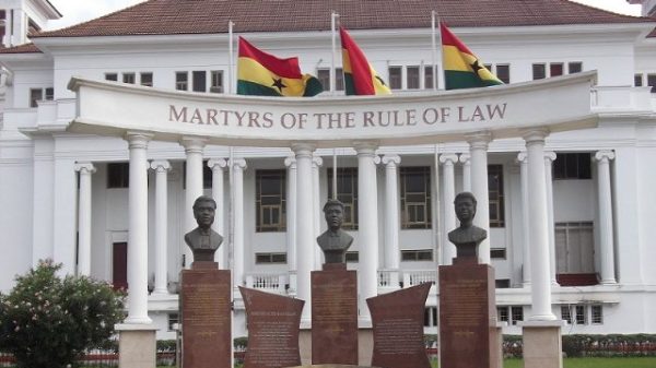 Ghana court building symbolising contempt of court law and judicial authority in Ghana