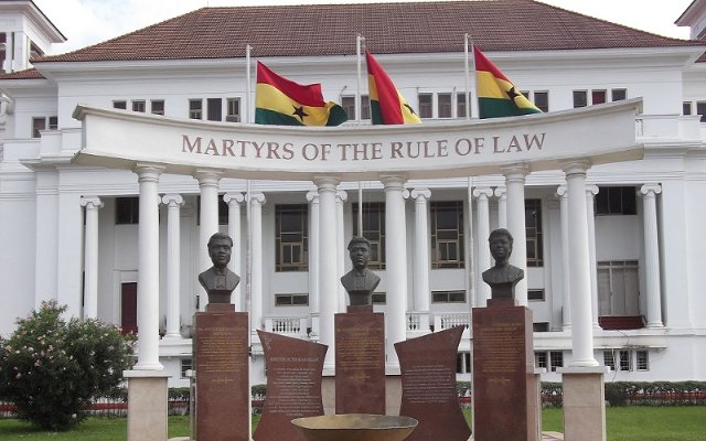Ghana court building symbolising contempt of court law and judicial authority in Ghana