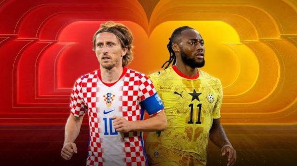 Ghana vs Croatia World Cup Group L match action in Philadelphia