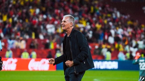Black Stars coach Carlos Queiroz during Ghana's 2026 FIFA World Cup campaign as resignation speculation grows.