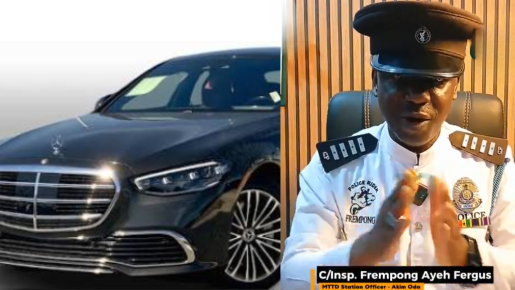 Chief Inspector Frempong Ayeh Fergus warns against parents giving cars to a child before 18