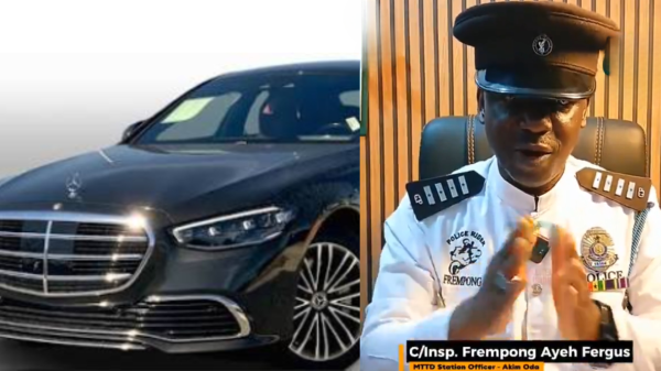 Chief Inspector Frempong Ayeh Fergus warns against parents giving cars to a child before 18