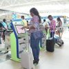 Passengers undergoing security screening at Kotoka International Airport