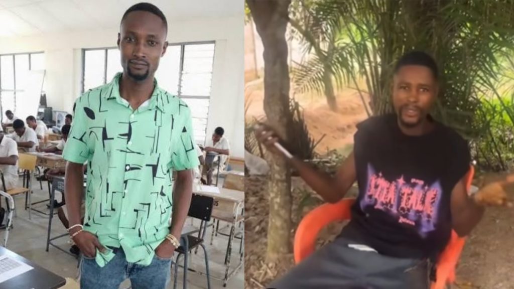 Bole SHS teacher speaking in an apology video after the GES disciplinary action over alleged misconduct.