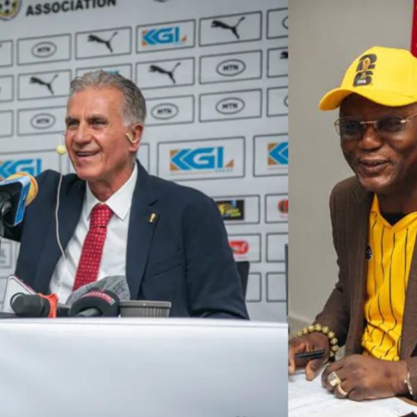 Sports Minister Kofi Adams speaking about Black Stars coach Carlos Queiroz salary