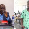 Professor Ernest Kofi Davis addressing the media on the suspension of a Bole SHS teacher accused of alleged sexual misconduct.