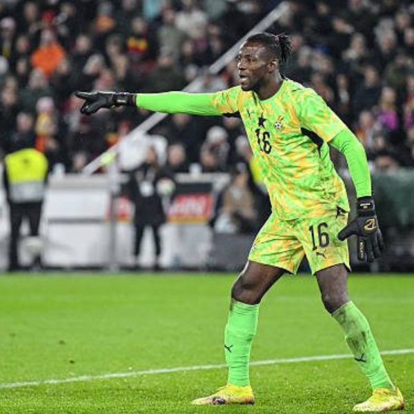 Benjamin Asare, Black Stars goalkeeper, during a Ghana football match