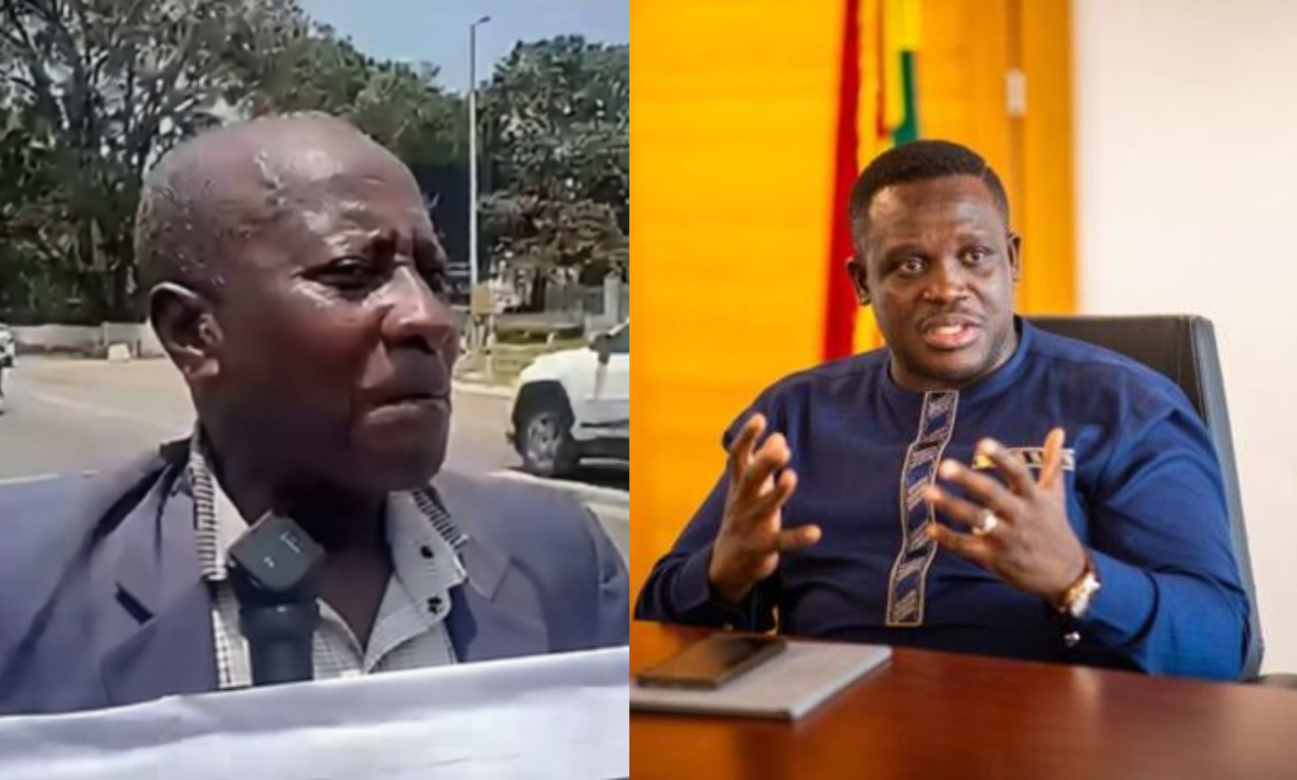 Samuel Nartey George responds to serious allegations made by an elderly protester