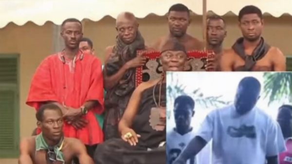 Birim Central MCE Solomon Kusi Brako during proceedings involving the Akyem Kotoku Traditional Council after it fined him over invoking traditional curses against Oda MP Alexander Akwasi Acquah.